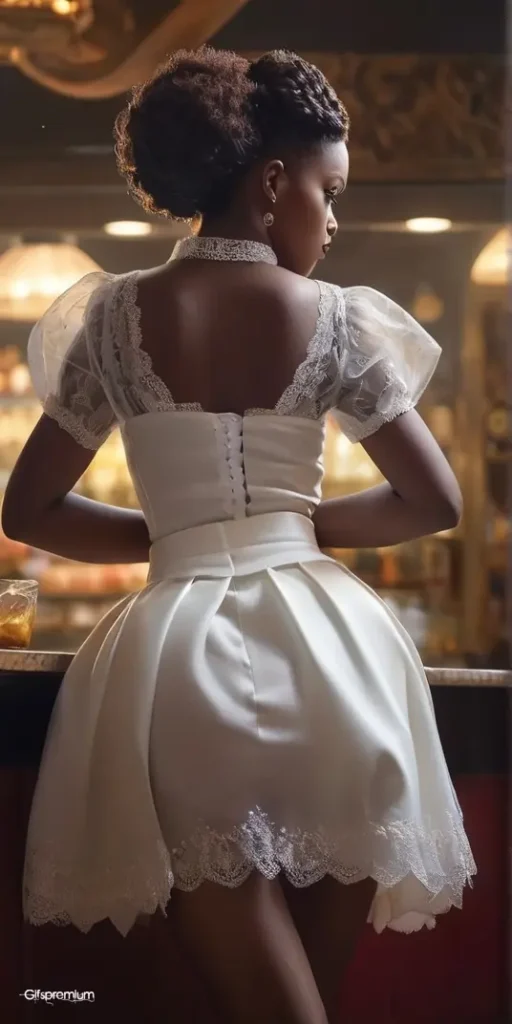 wallpaper 329 African beauty behind wallpaper phone 4K Gifspremium