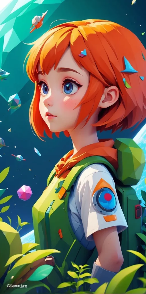 wallpaper 137 Anime girl wallpaper phone 4K Gifspremium