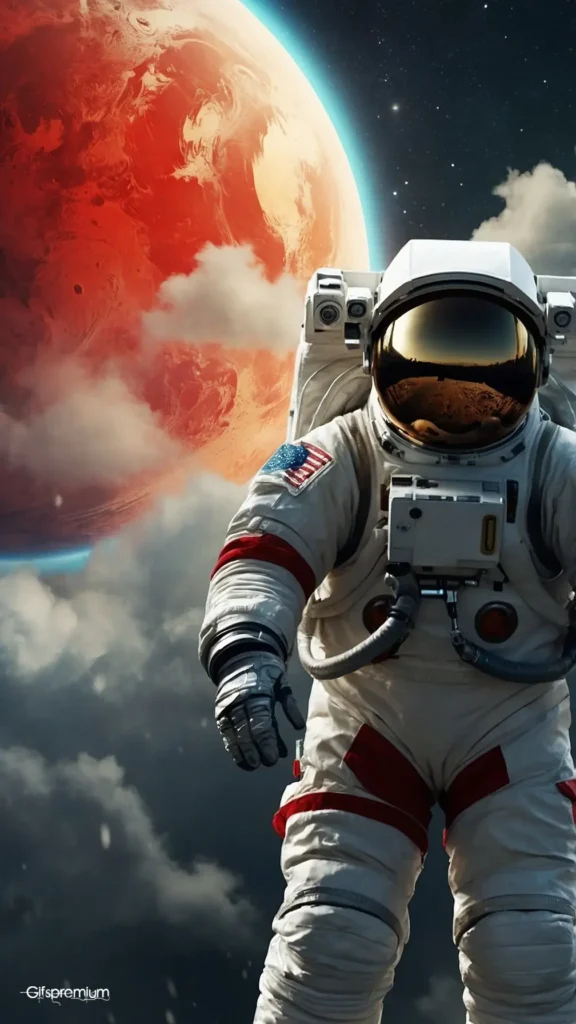 wallpaper 363 Astronaut v1 wallpaper phone 4K Gifspremium