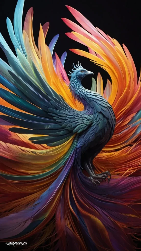 wallpaper 283 Beautiful phoenix 1 wallpaper phone 4K Gifspremium