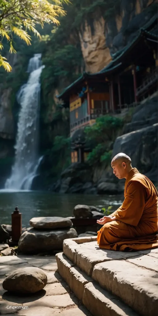 wallpaper 350 Buddhas on a mountain 2 wallpaper phone 4K Gifspremium