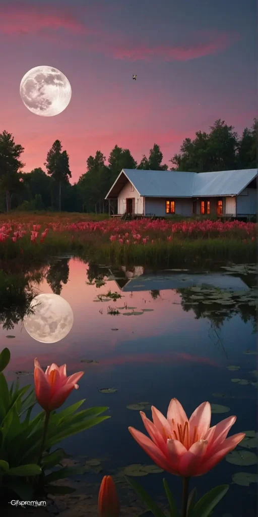 wallpaper 46 Camp pink sky 2 wallpaper phone 4K Gifspremium