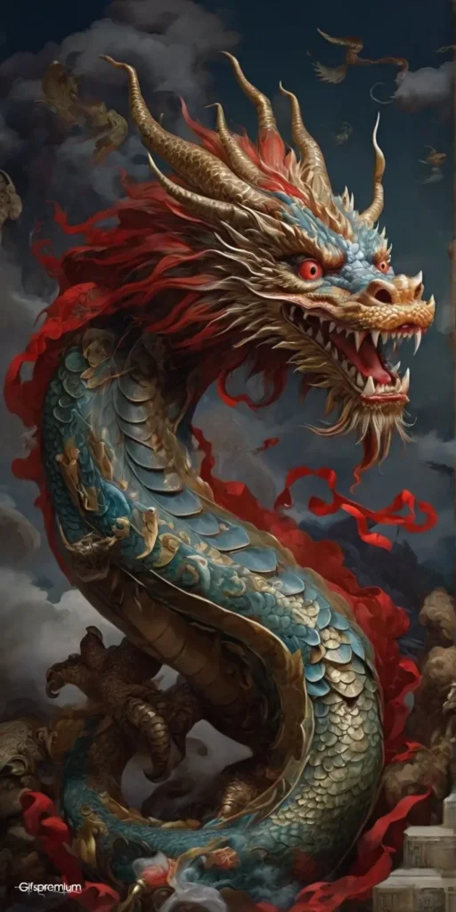 wallpaper 156 Chinese Zodiac dragon 2 wallpaper phone 4K Gifspremium