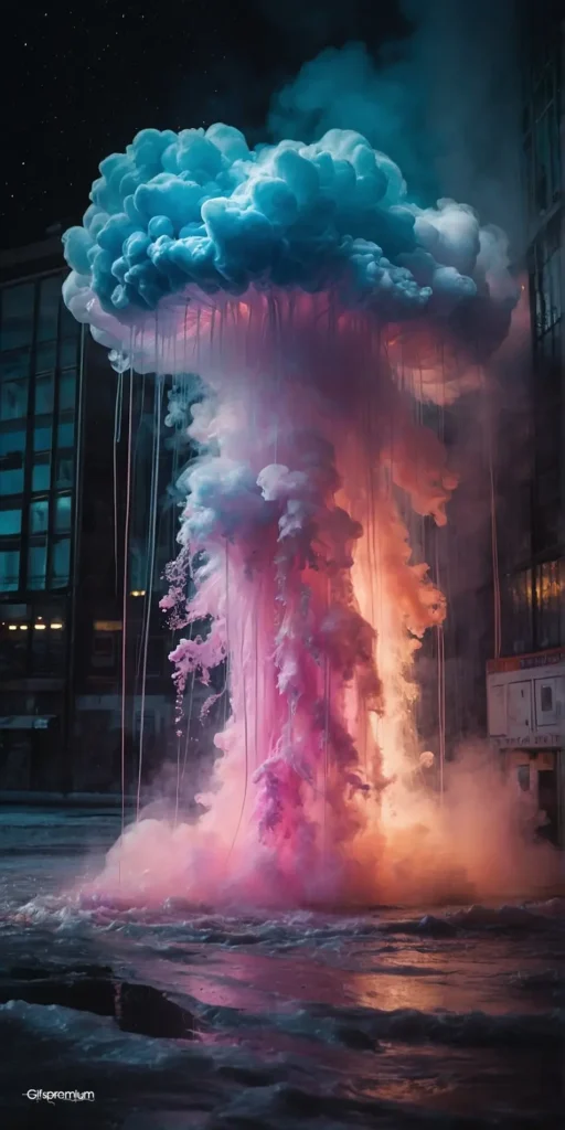 wallpaper 319 Colorful explosion 1 wallpaper phone 4K Gifspremium