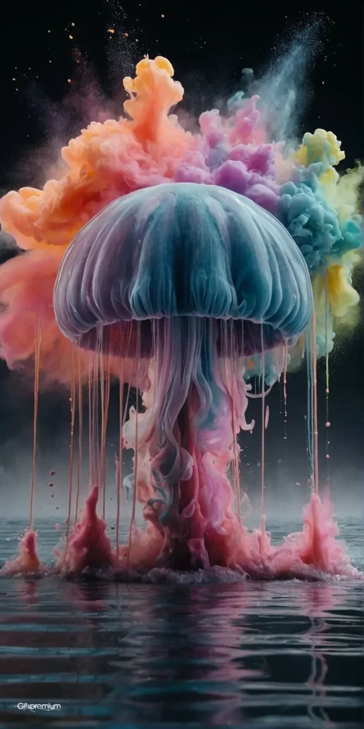 wallpaper 328 Colorful explosion 2 wallpaper phone 4K Gifspremium