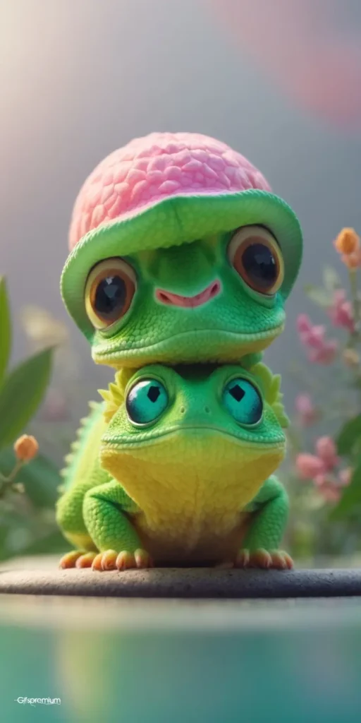 wallpaper 272 Cute tiny Kawaii 2 wallpaper phone 4K Gifspremium