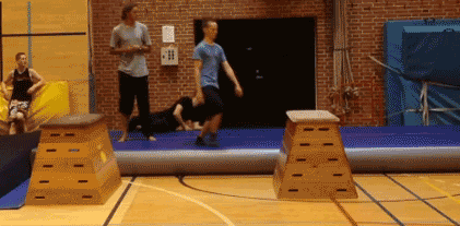 Disaster gym box GIF