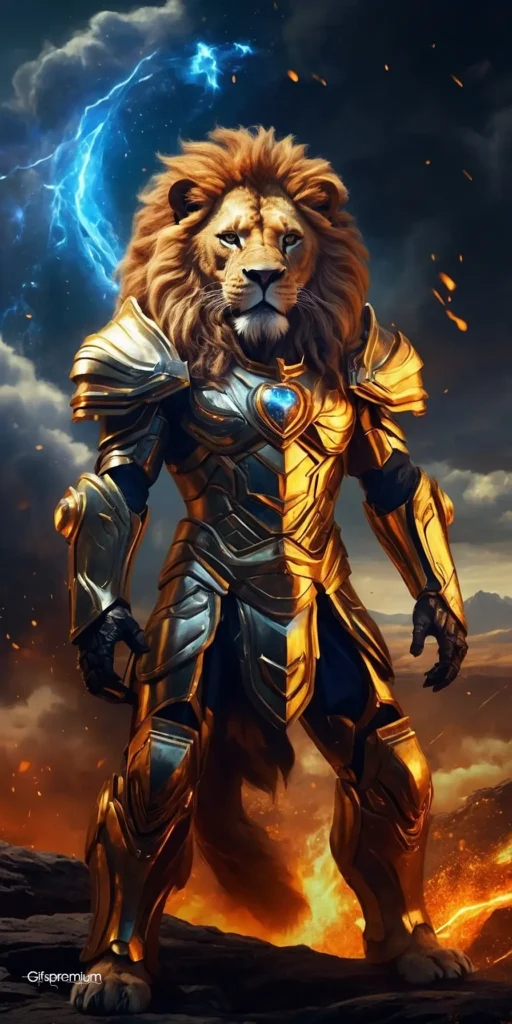wallpaper 87 Fantasy lion 2 wallpaper phone 4K Gifspremium