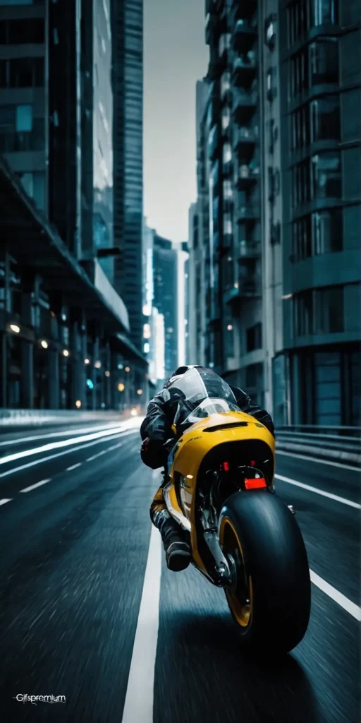 wallpaper 213 Futuristic motocycle wallpaper phone 4K Gifspremium