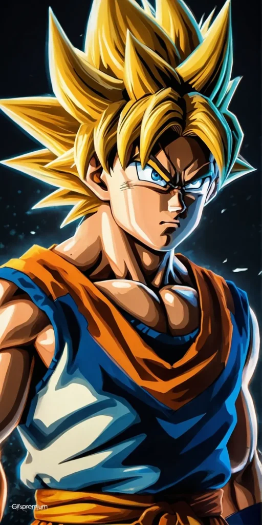 wallpaper 12 Goku super saiyan2 wallpaper phone 4K Gifspremium