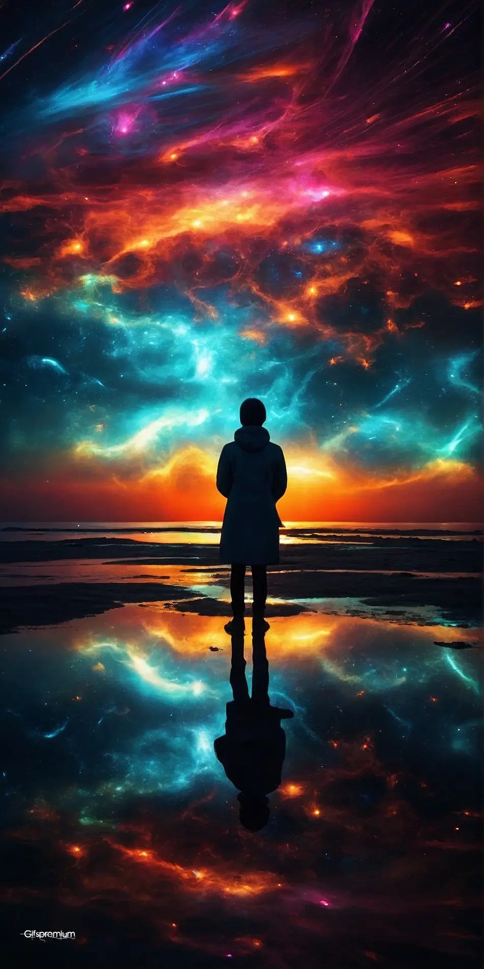 Hypnotic heaven 1 wallpaper phone 4K Gifspremium