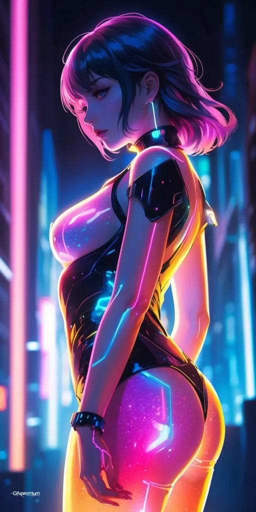 wallpaper 122 IA girl wallpaper phone 4K Gifspremium