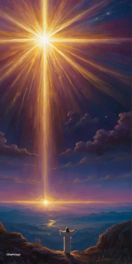 wallpaper 436 Jesus light wallpaper phone 4K Gifspremium