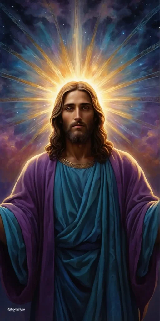 wallpaper 301 Jesus light2 wallpaper phone 4K Gifspremium