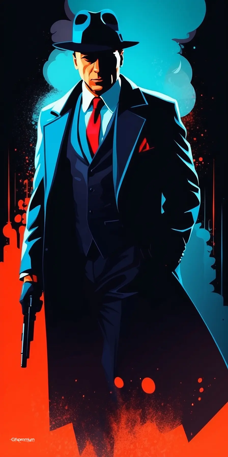 Killer man wallpaper phone 4K Gifspremium