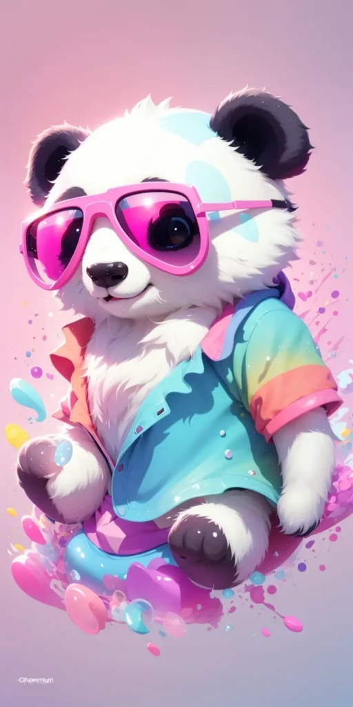 wallpaper 32 Panda fun 1 wallpaper phone 4K Gifspremium