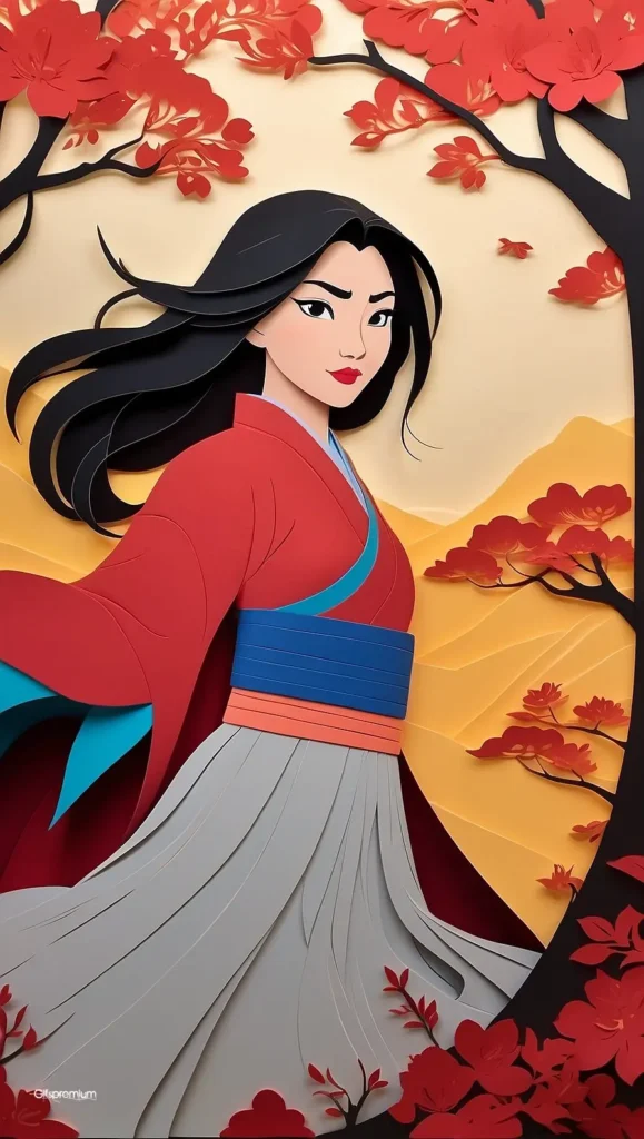 wallpaper 95 Papercut animation 2 wallpaper phone 4K Gifspremium