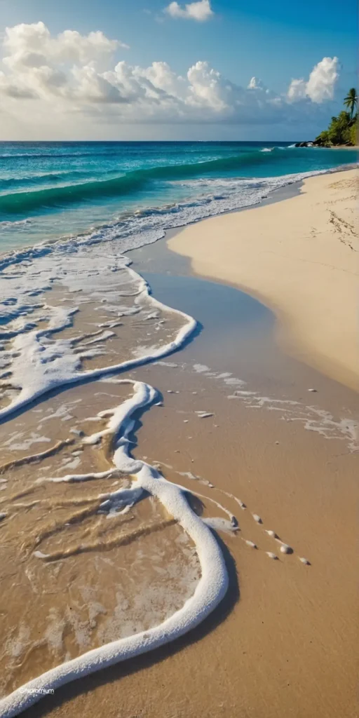 wallpaper 138 Paradise beach 2 wallpaper phone 4K Gifspremium