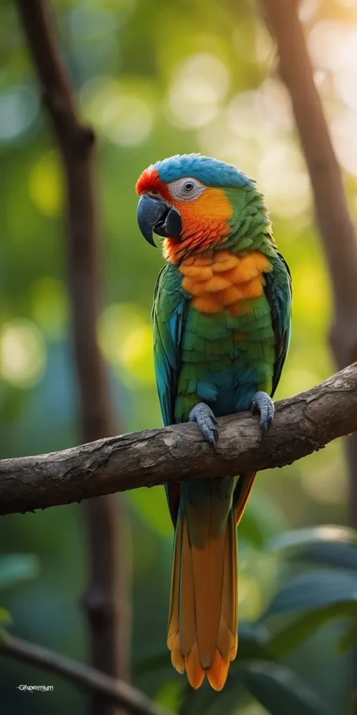 wallpaper 185 Parrot forest wallpaper phone 4K Gifspremium