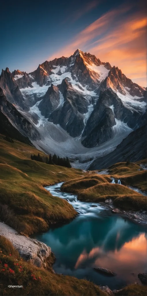 wallpaper 78 Photography of the Mont Blanc 1 wallpaper phone 4K Gifspremium