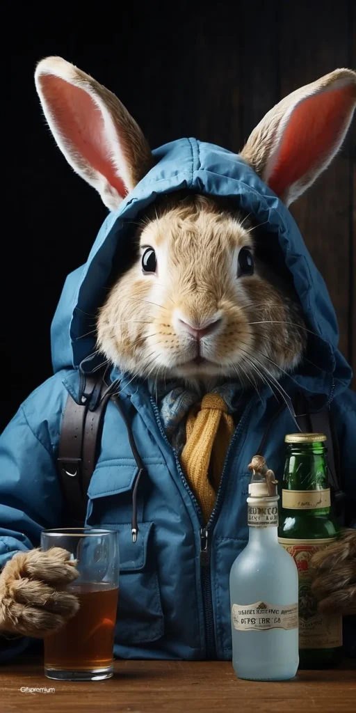 wallpaper 107 Rabbit cool2 wallpaper phone 4K Gifspremium