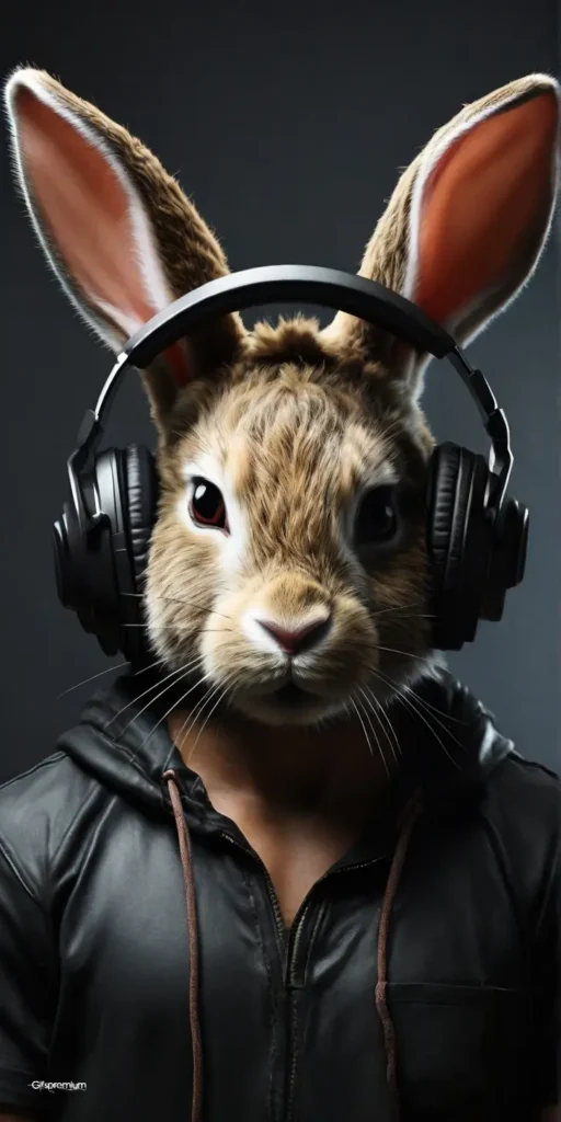 wallpaper 280 Rabbit sound 2 wallpaper phone 4K Gifspremium