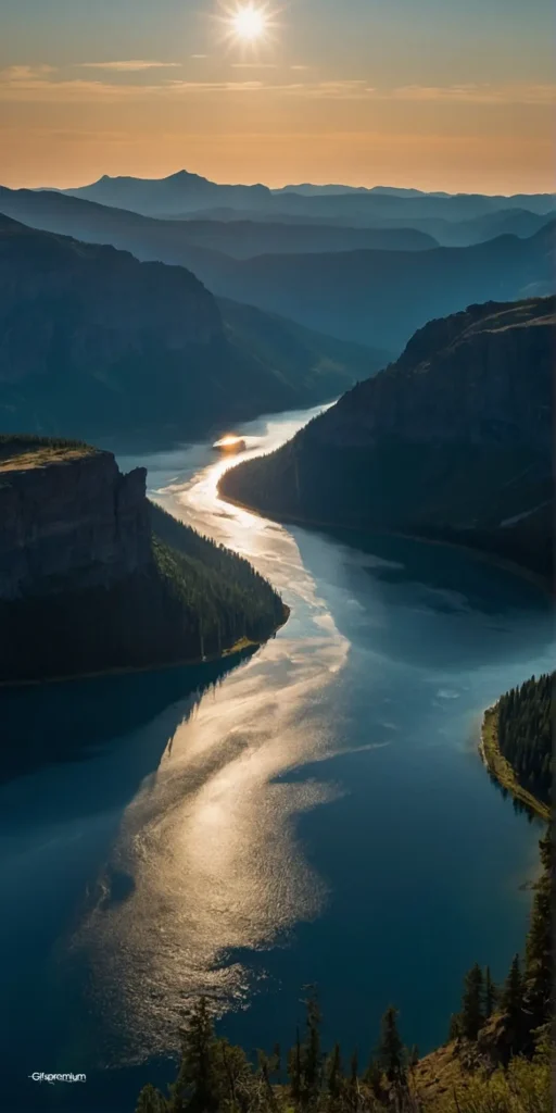 wallpaper 178 River sunny wallpaper phone 4K Gifspremium