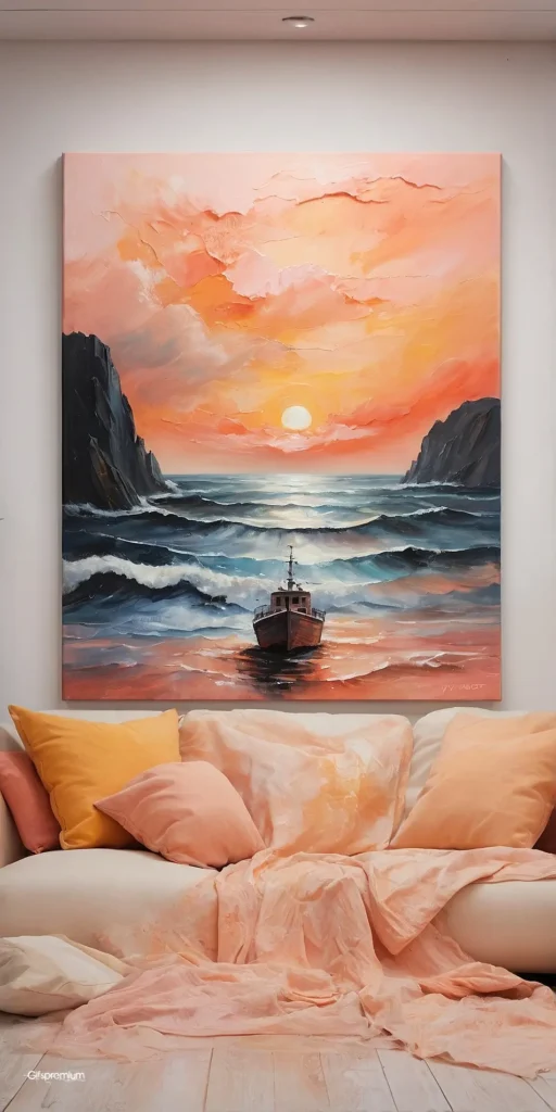 wallpaper 330 Scream style painting wallpaper phone 4K Gifspremium