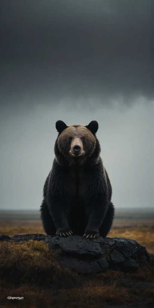 wallpaper 43 Sitting bear1 wallpaper phone 4K Gifspremium