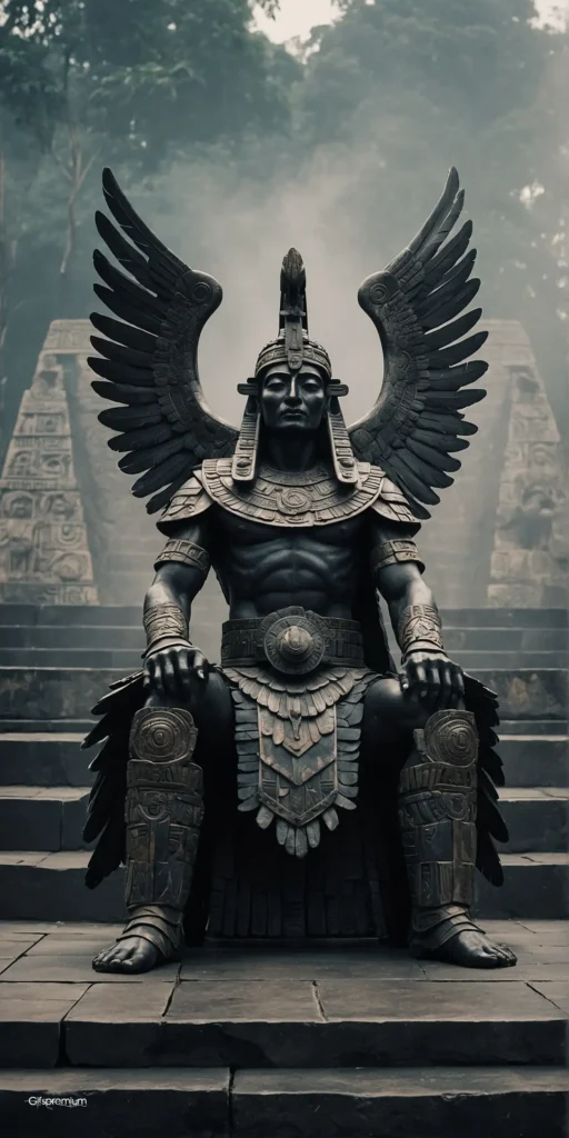 wallpaper 115 Statue of aztec wallpaper phone 4K Gifspremium