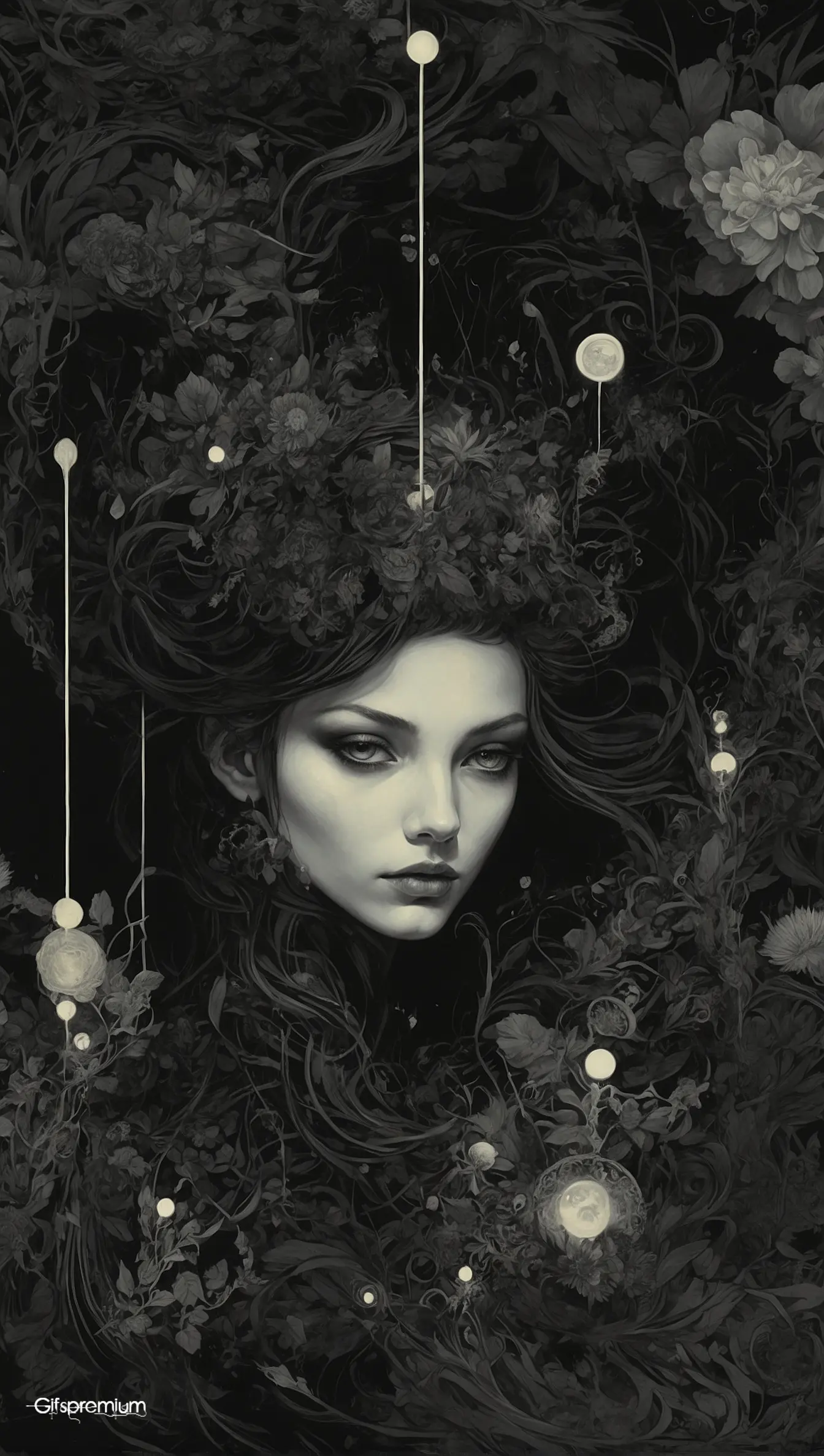 Vintage black woman wallpaper phone 4K Gifspremium