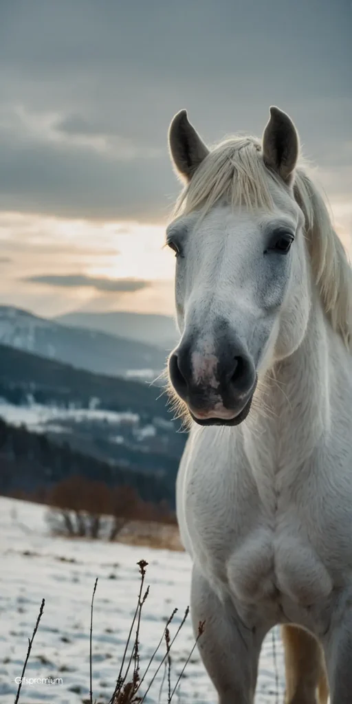 wallpaper 31 White horse mountain1 wallpaper phone 4K Gifspremium