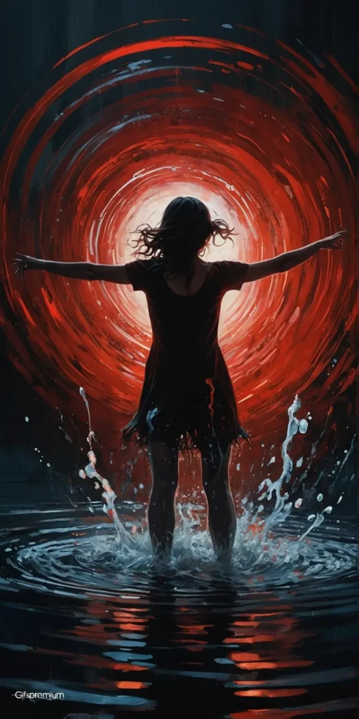 wallpaper 113 Woman black hole1 wallpaper phone 4K Gifspremium