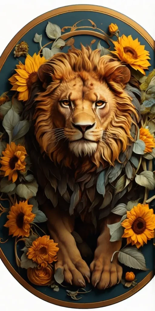 wallpaper 117 Zodiac lion 1 wallpaper phone 4K Gifspremium